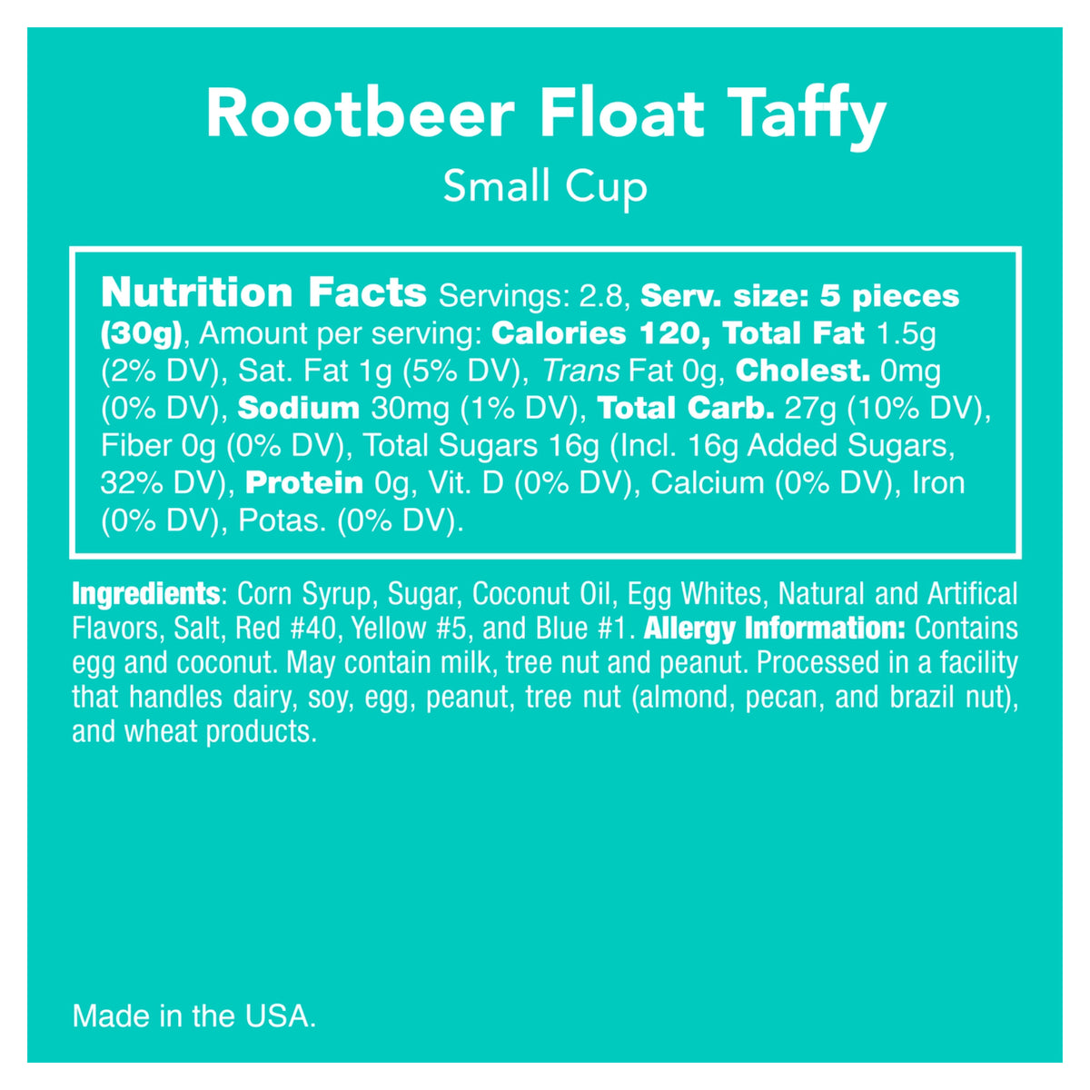 Rootbeer Float Taffy *LIMITED EDITION*