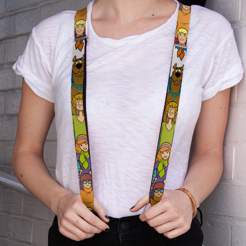 Suspenders - 1.0&quot; - Scooby Doo 5-Character Poses Stack
