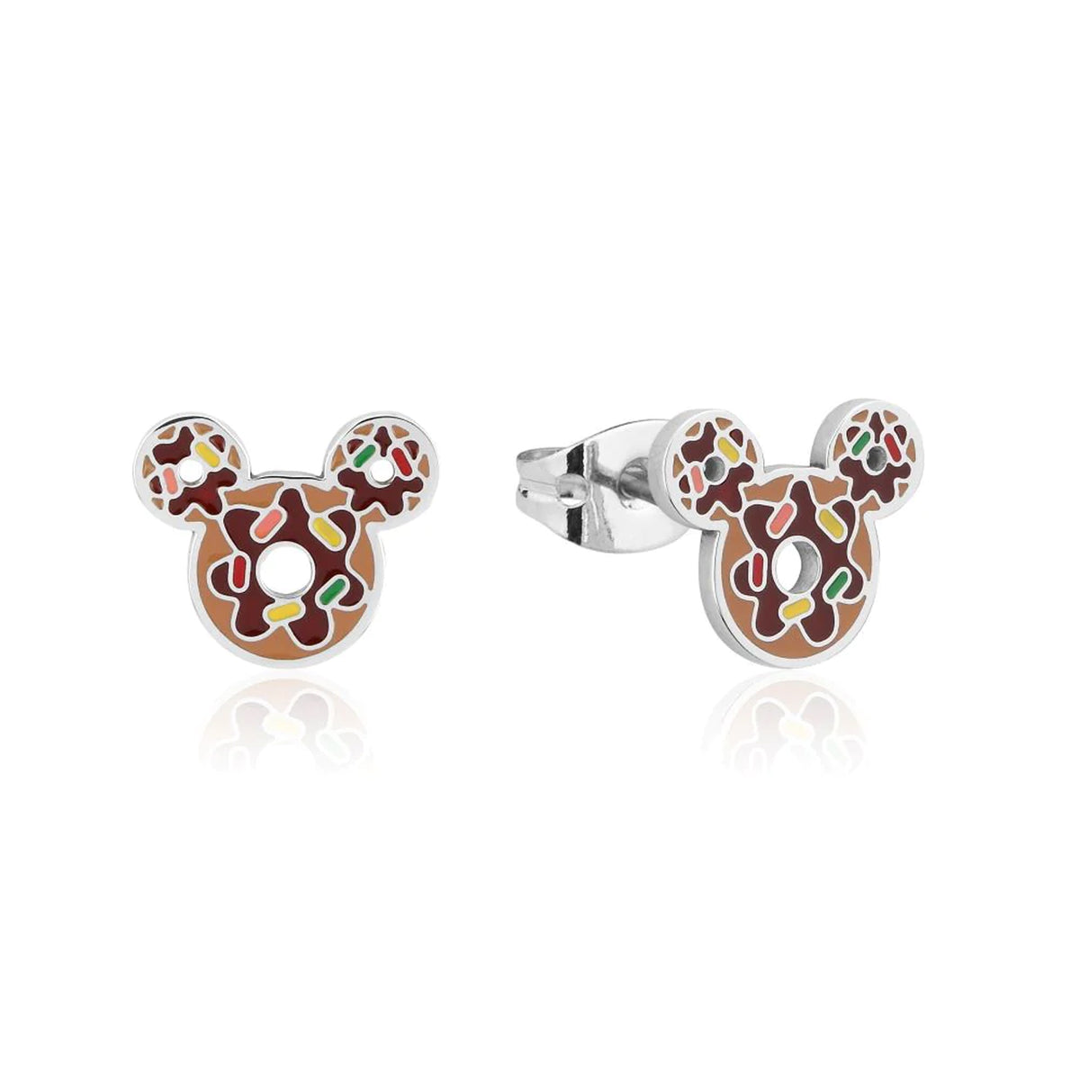 Disney Mickey Mouse Donut Stud Earrings