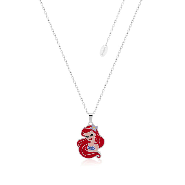 Enchanted Disney Fine Jewelry Diamond Ariel Mermaid Tail Pendant Necklace  (1/6 ct. t.w.) in Sterling Silver & 10k Rose Gold - Two | CoolSprings  Galleria