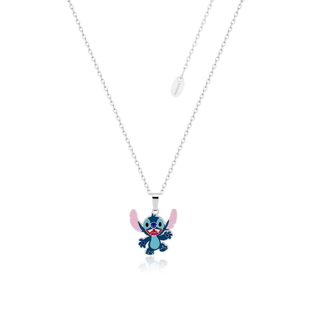 Disney Stitch 18kt Yellow Gold Flash Plated Enamel & Blue Crystal Standing  Pendant | CoolSprings Galleria