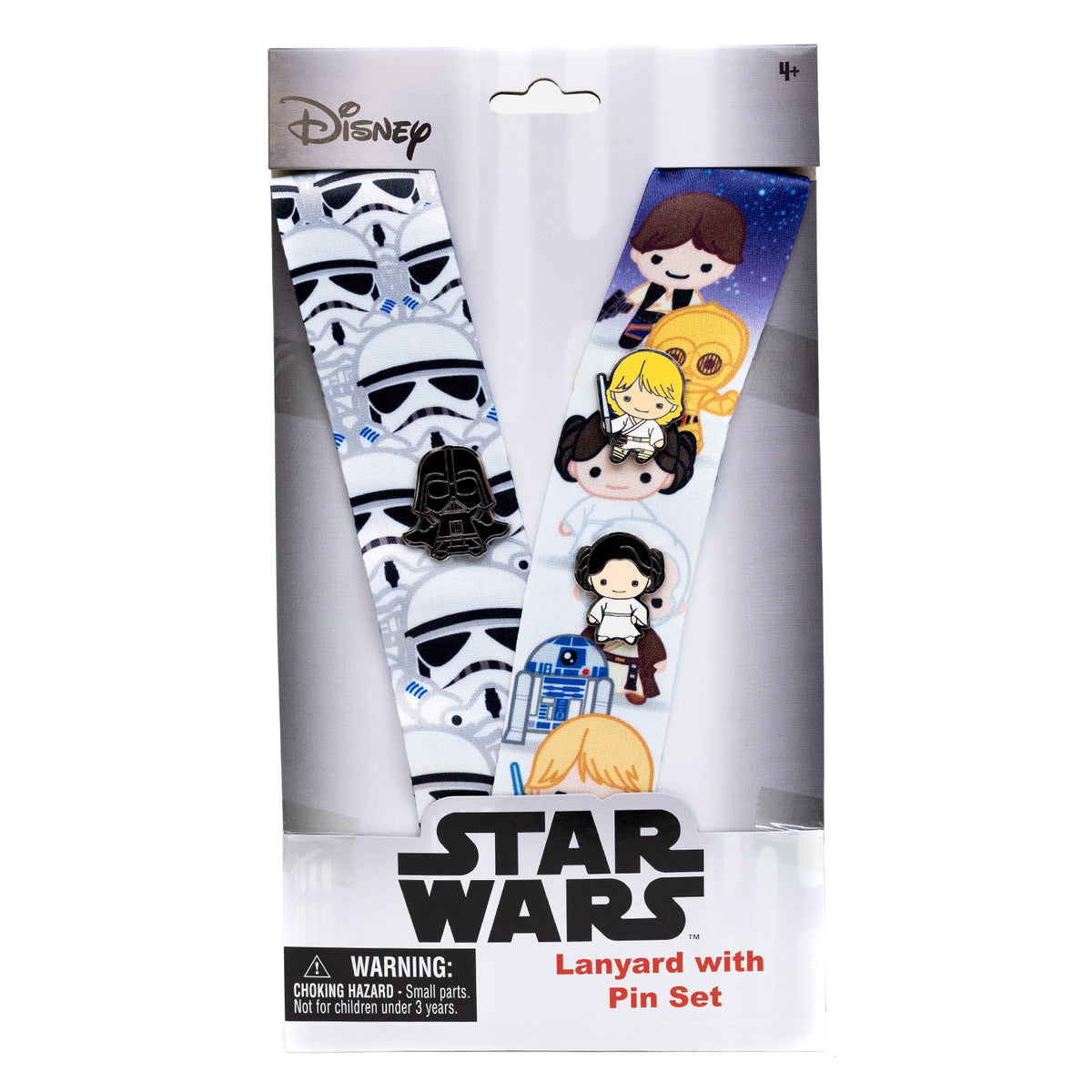 Disney D23 2019 Star Wars Lanyard with 3 Piece Pin Set