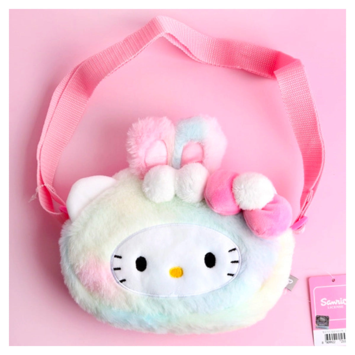 Sanrio Fluffy Costume Cross Body Shoulder Bag - Hello Kitty