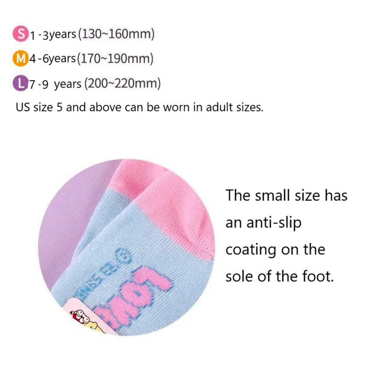 Sanrio Heart Kids Cotton Ankle Socks- Ultra Soft - Kuromi