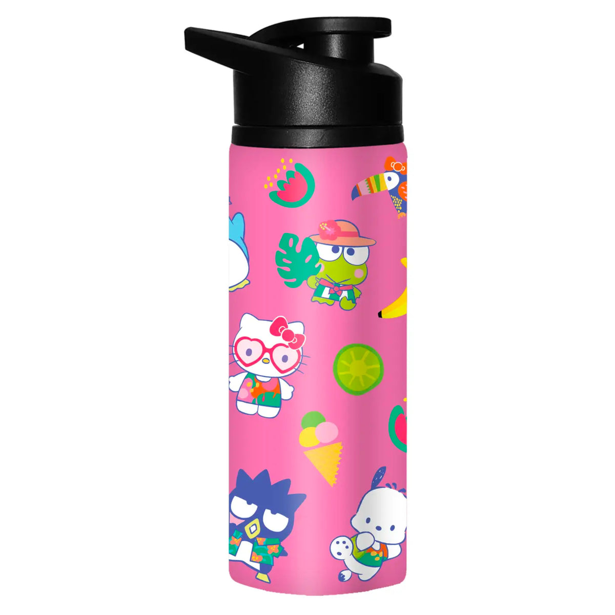 Hello Kitty Tropical Fruits 25oz. Stainless Water Bottle