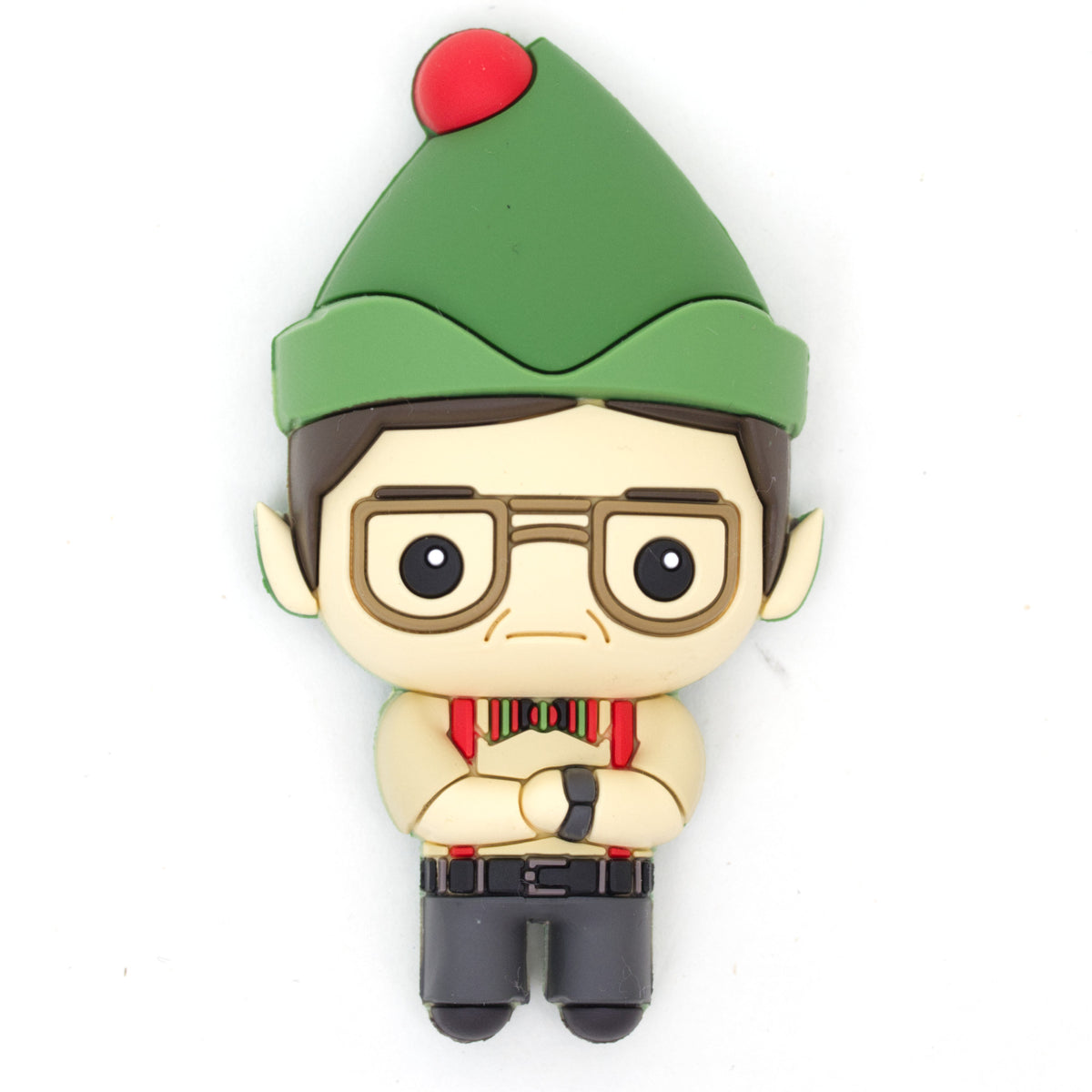 The Office Dwight Schrute as Elf 3D Magnet