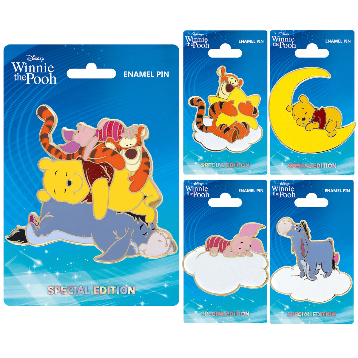 Disney Winnie the Pooh Dream Time Series Full Set Collectible Pin - NEW RELEASE