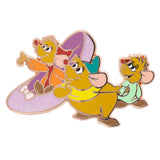 Disney Princess Cinderella Jaq Gus and Luke Collectible Trading Pin