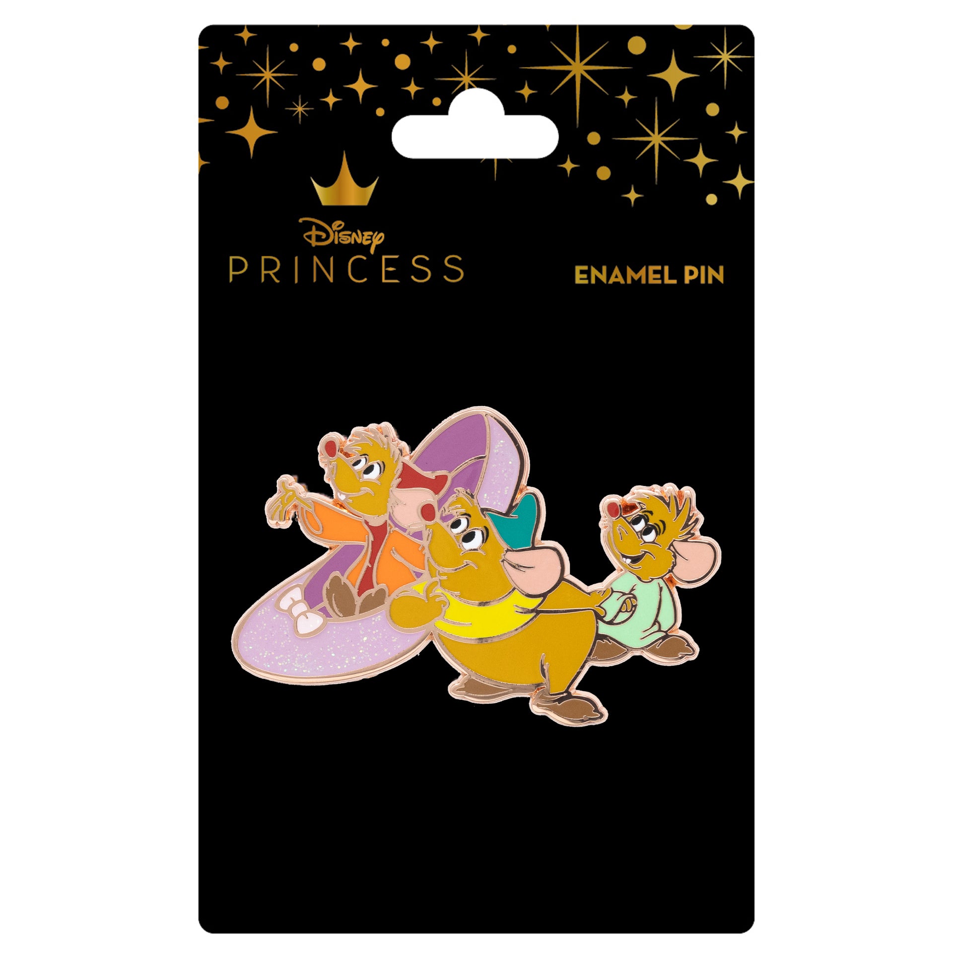 Disney Princess Cinderella Jaq Gus and Luke Collectible Trading Pin