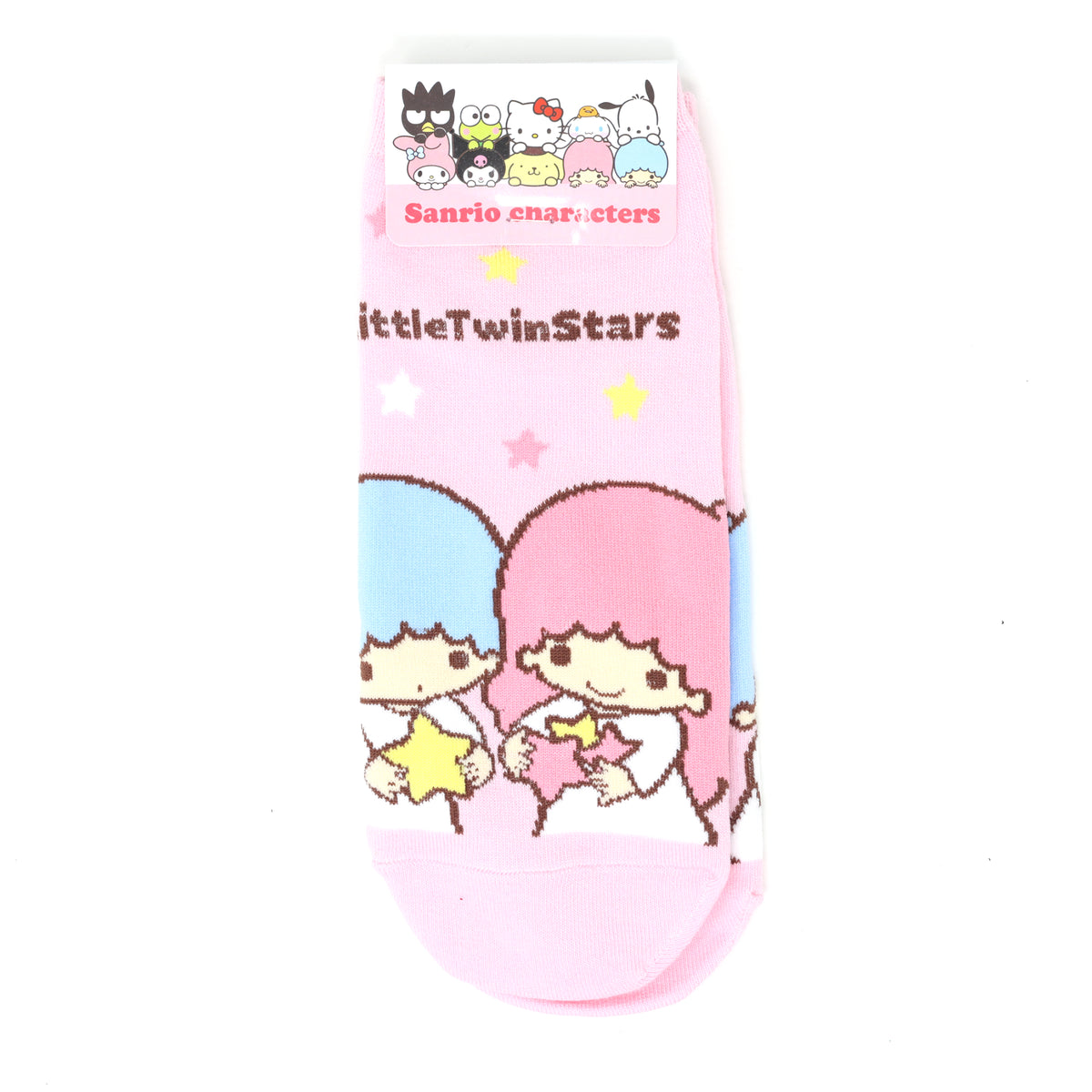 Little Twin Stars Cotton Sneakers Happy Vibes Ankle Cotton Socks