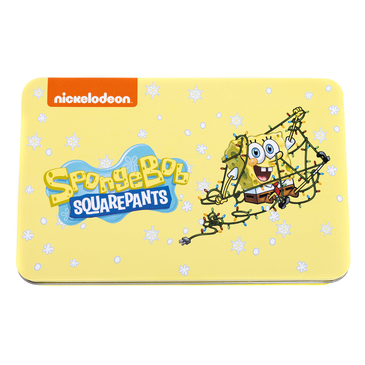 Spongebob Squarepants 4 piece gift set - Bi Fold Wallet, Lanyard, Bottle Opener Keychain &amp; Collectible Tin