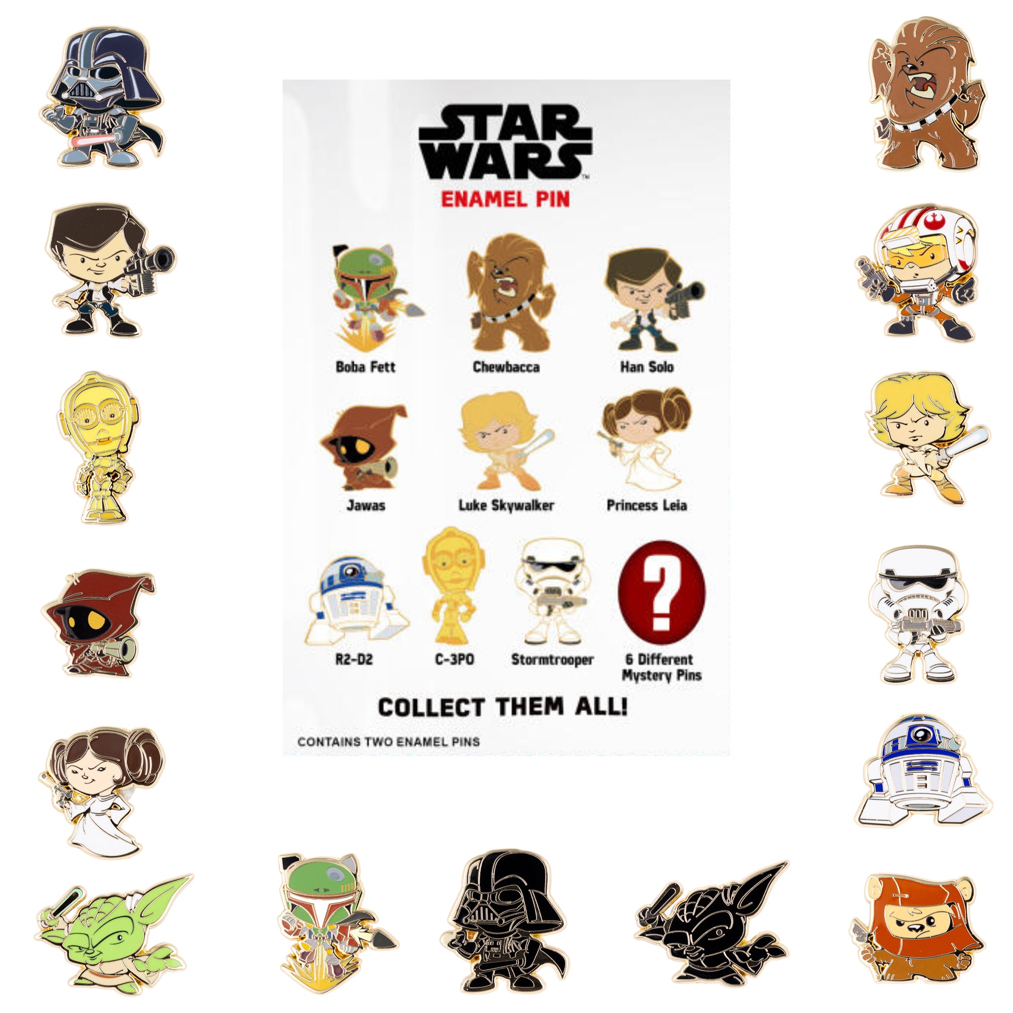 Star Wars Classic Micro Mystery Collectible Trading Pin