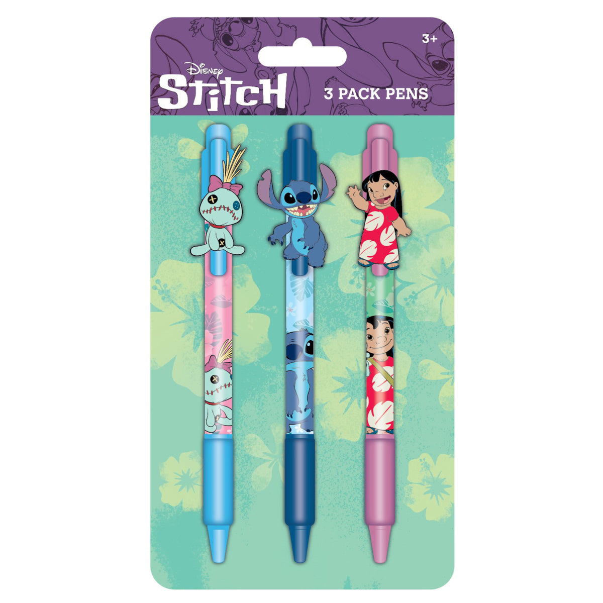 Lilo and Stitch 3 Pack Pen Set