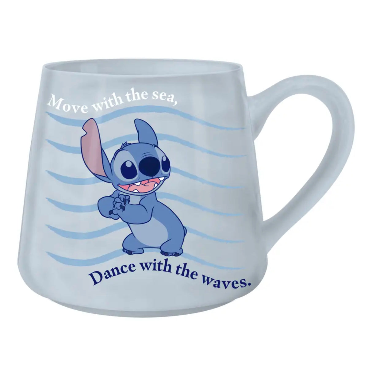 Lilo and Stitch Dance w/ Waves 14oz. Tapered Pottery Mug