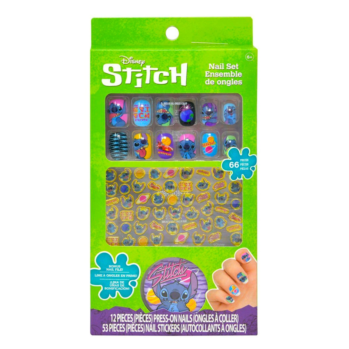 Stitch Nail Art Set