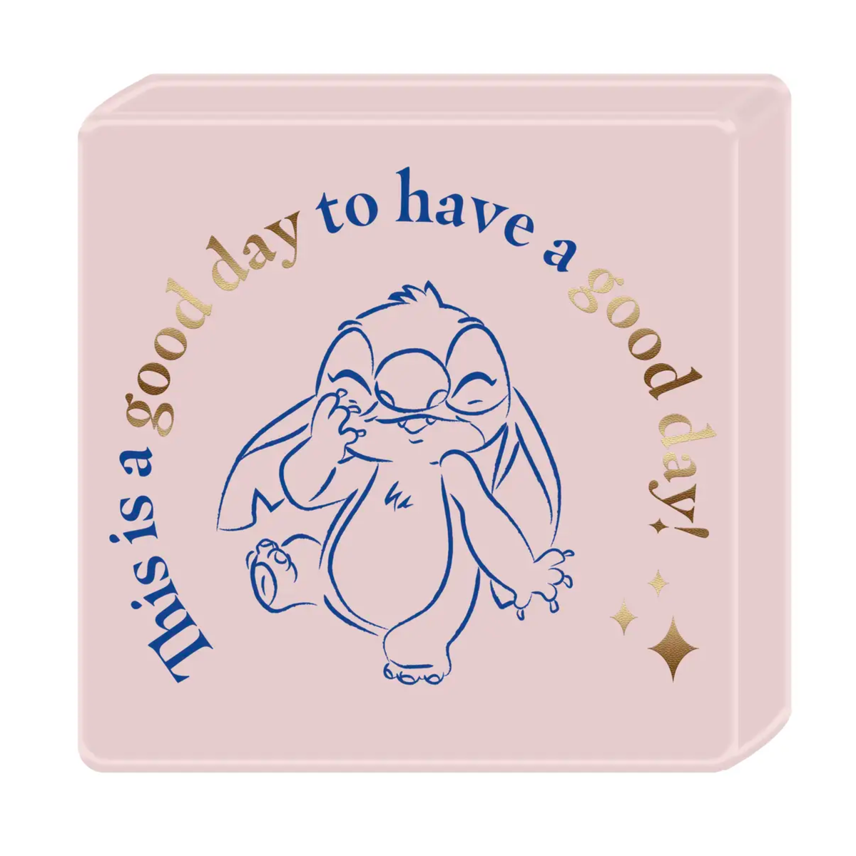 Lilo and Stitch Good Day Foil 5” x 5” Ceramic Box Sign