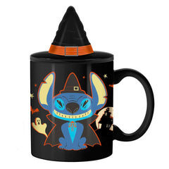 Lilo and Stitch Halloween 18oz Ceramic Mug with Sculpted Topper