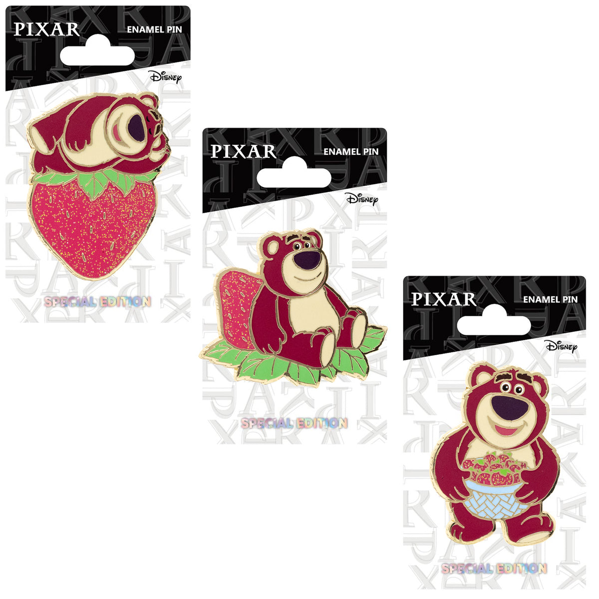 Disney Pixar Lotso with Strawberries Series Special Edition 300 Pin - NEW RELEASE