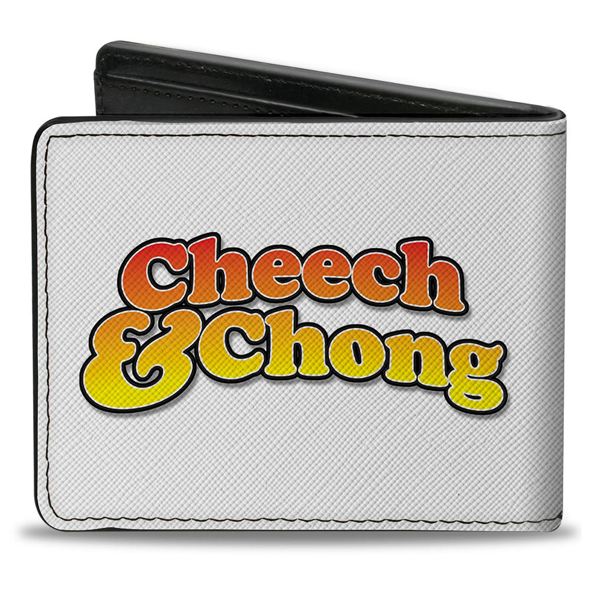 Bi-Fold Wallet - CHEECH &amp; CHONG Cheech Character Close-Up White/Red