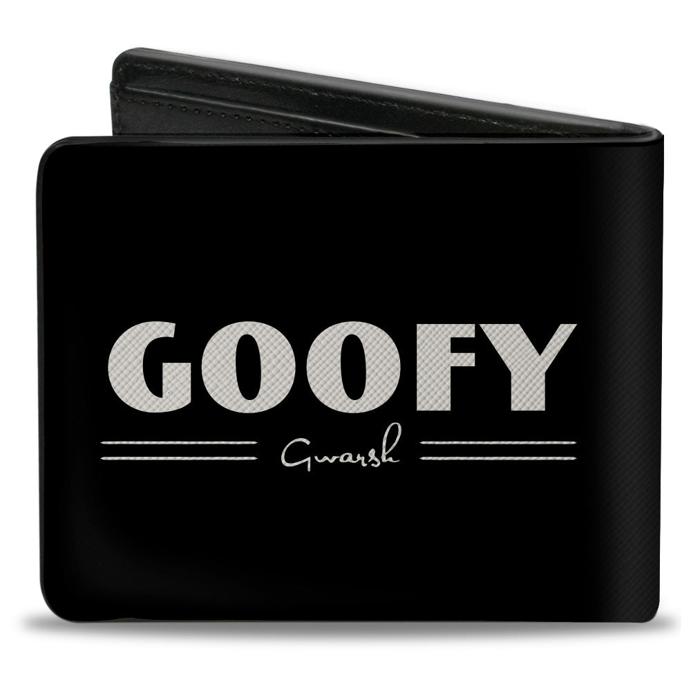 Bi-Fold Wallet - Disney 100 Goofy THE ONE & ONLY Pose Black/Grays/White