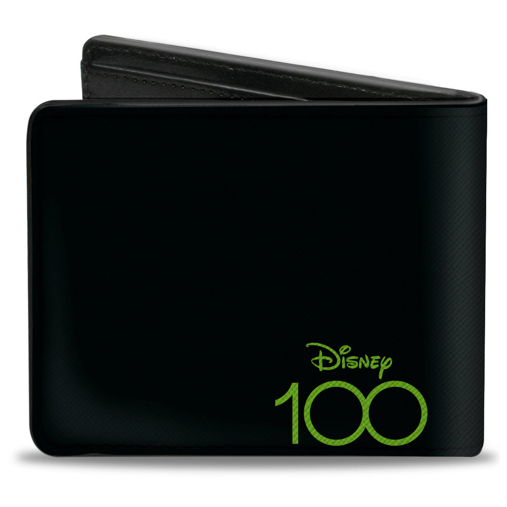 Bi-Fold Wallet - Disney 100 The Nightmare Before Christmas Characters Pumpkin Pose Black