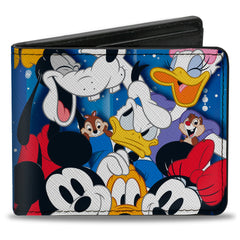 Bi-Fold Wallet - Disney 100 Mickey and Friends Photo Booth Pose Blues