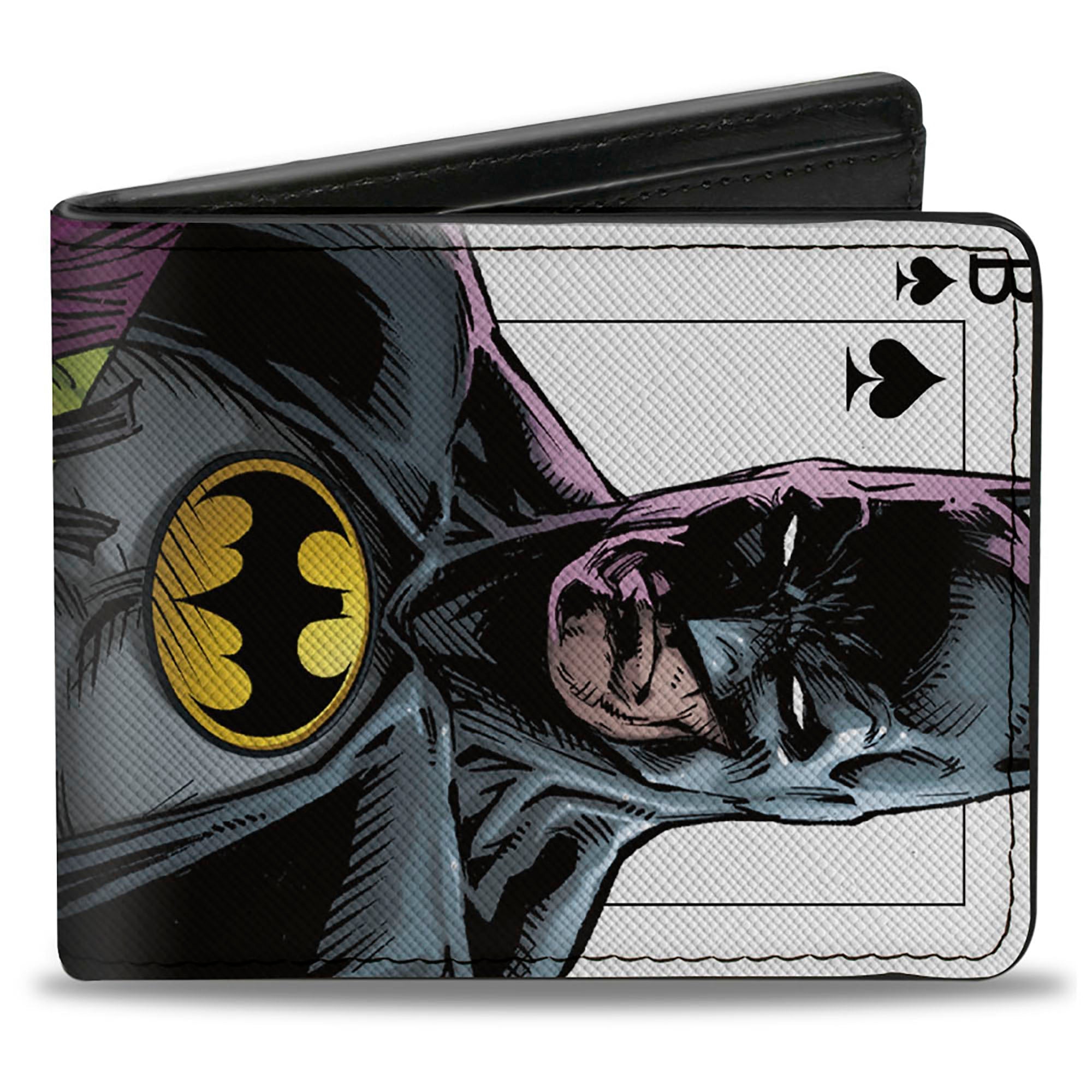 Bi-Fold  Wallet - Batman Versus Joker Three Jokers Spade Card Comic Book Cover
