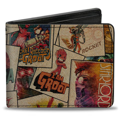 Bi-Fold  Wallet - Guardians of the Galaxy Character Posters Stacked