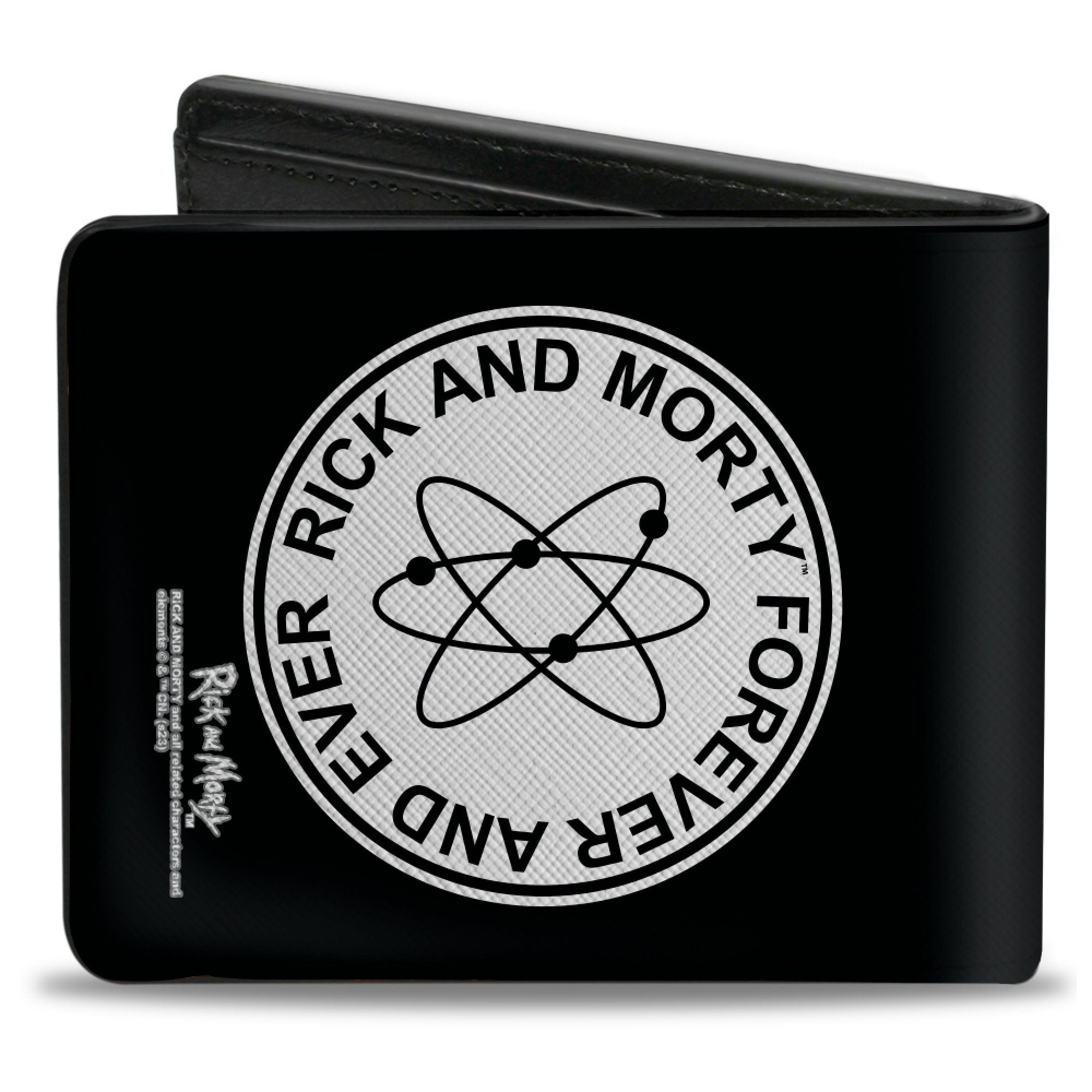 Bi-Fold Wallet - RICK AND MORTY FOREVER AND EVER Logo Black/White