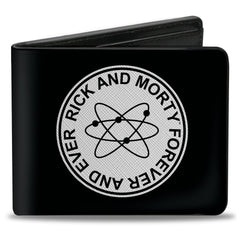 Bi-Fold Wallet - RICK AND MORTY FOREVER AND EVER Logo Black/White