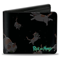 Bi-Fold Wallet - RICK AND MORTY Cats in Space Scattered