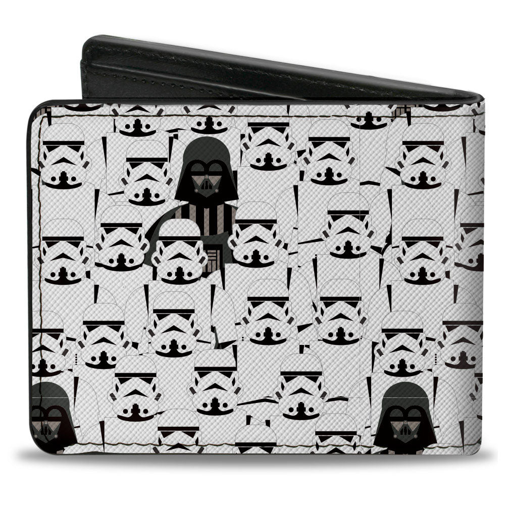 Bi-Fold Wallet - Star Wars Darth Vader and Stormtroopers Stacked