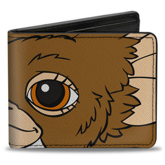 Bi-Fold Wallet - The Gremlins Gizmo Face Character Close-Up