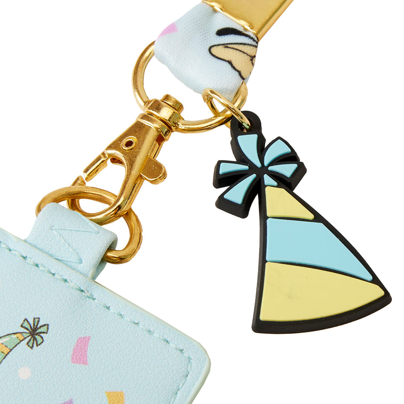 Loungefly Disney Mickey and Friends Birthday Celebration Lanyard with Cardholder *PREORDER*