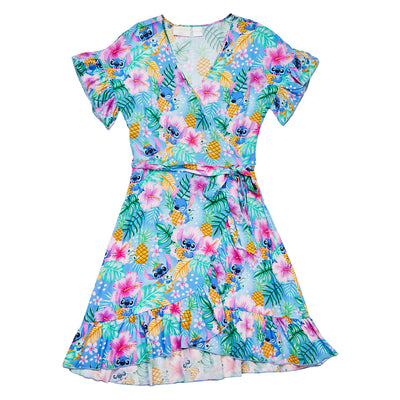 Stitch Shoppe By Loungefly - Disney Lilo and Stitch Tropical Wrap Dress *NEW RELEASE*