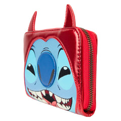Loungefly Disney Devil Stitch Cosplay Ziparound Wallet