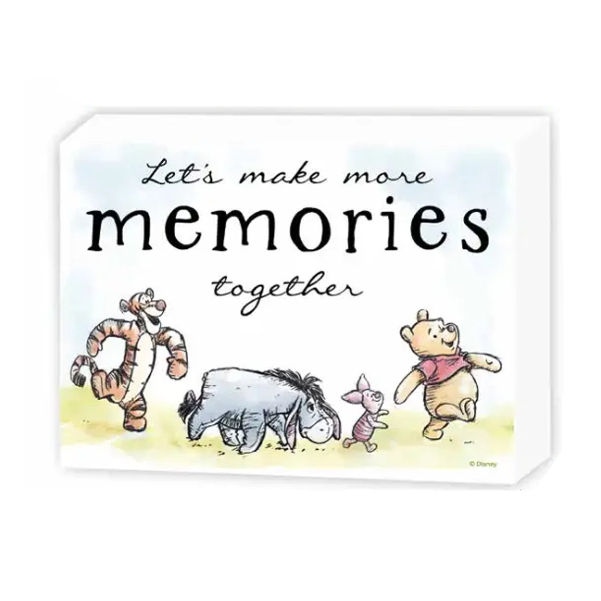 Winnie the Pooh Memories - 5&quot; X 7&quot; X 1.5&quot; Box Sign Wall Art
