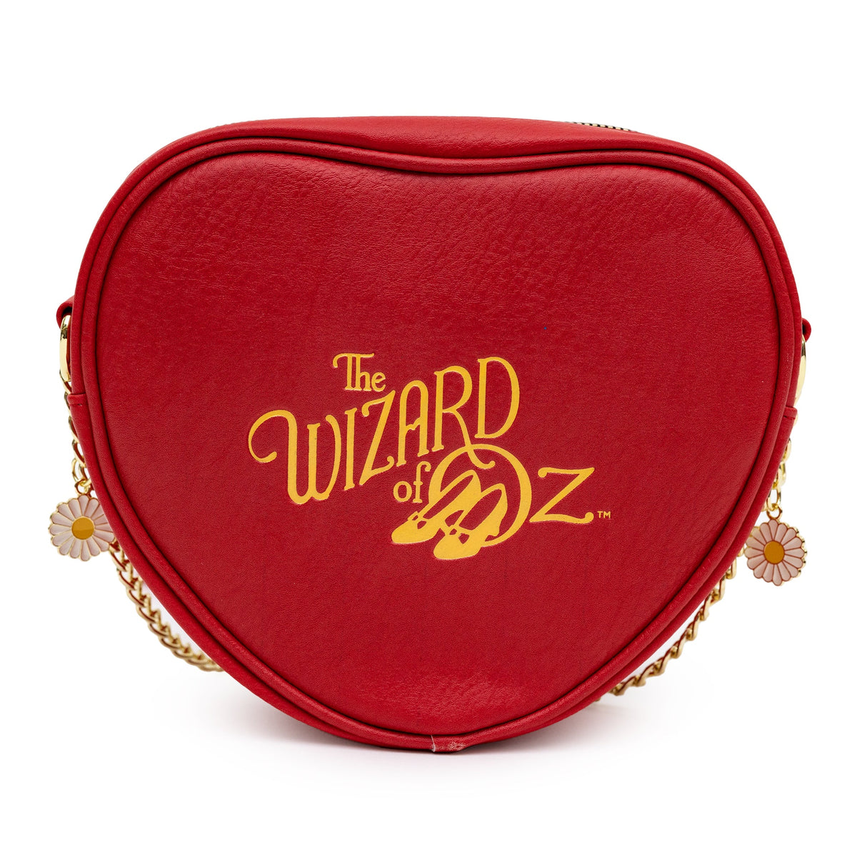 Movies Bag, Cross Body, The Wizard of Oz Tin Man Heart Clock Replica, Red, Vegan Leather