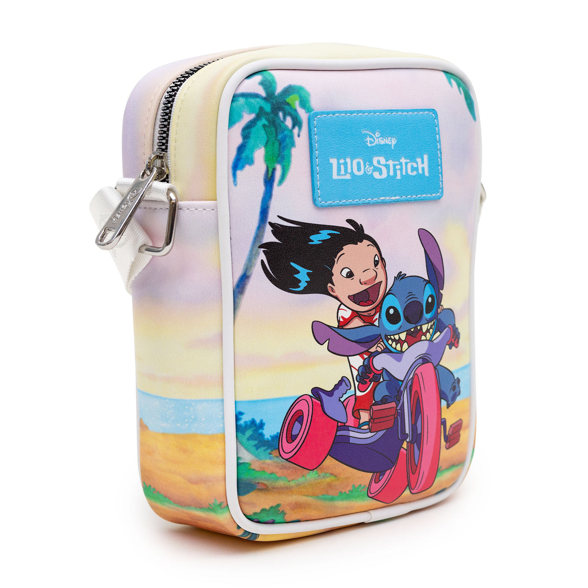 Disney Lilo and Stitch Beach Scene Crossbody Bag