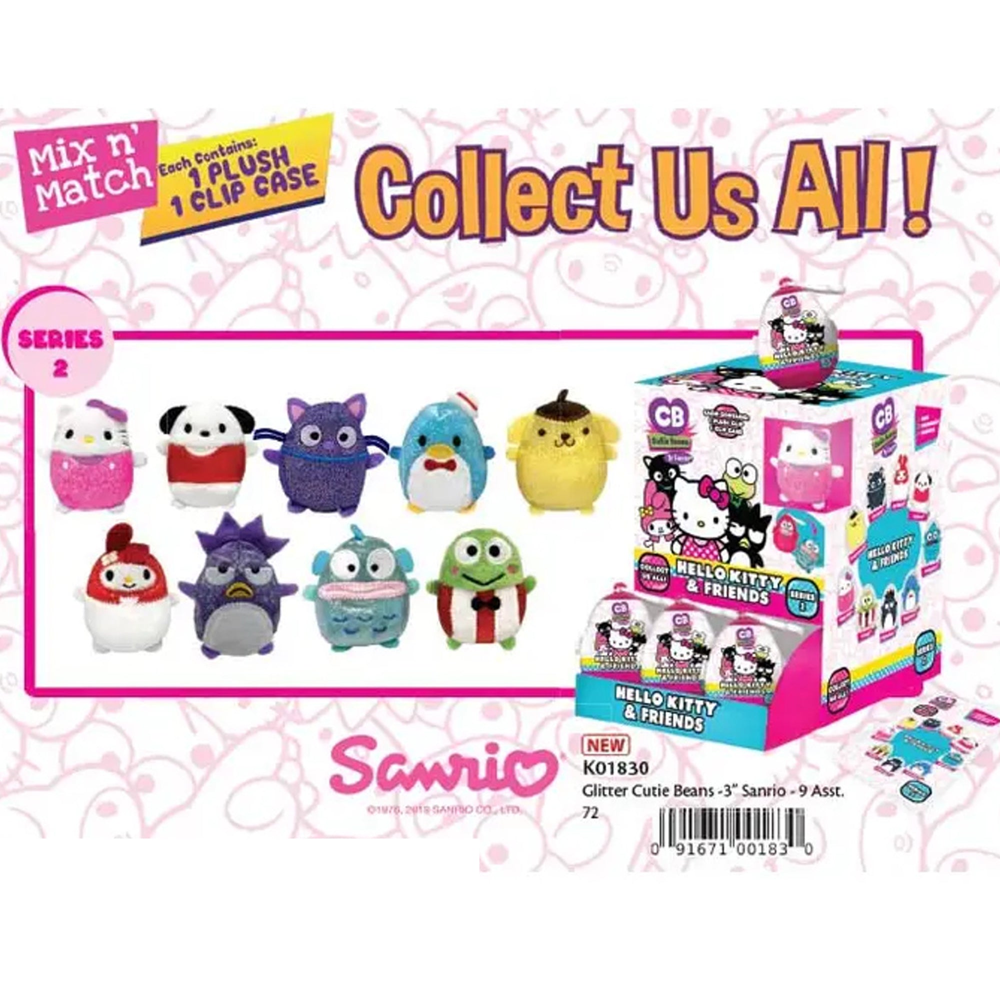 Sanrio Hello Kitty and Friends Mystery Glitter Plush