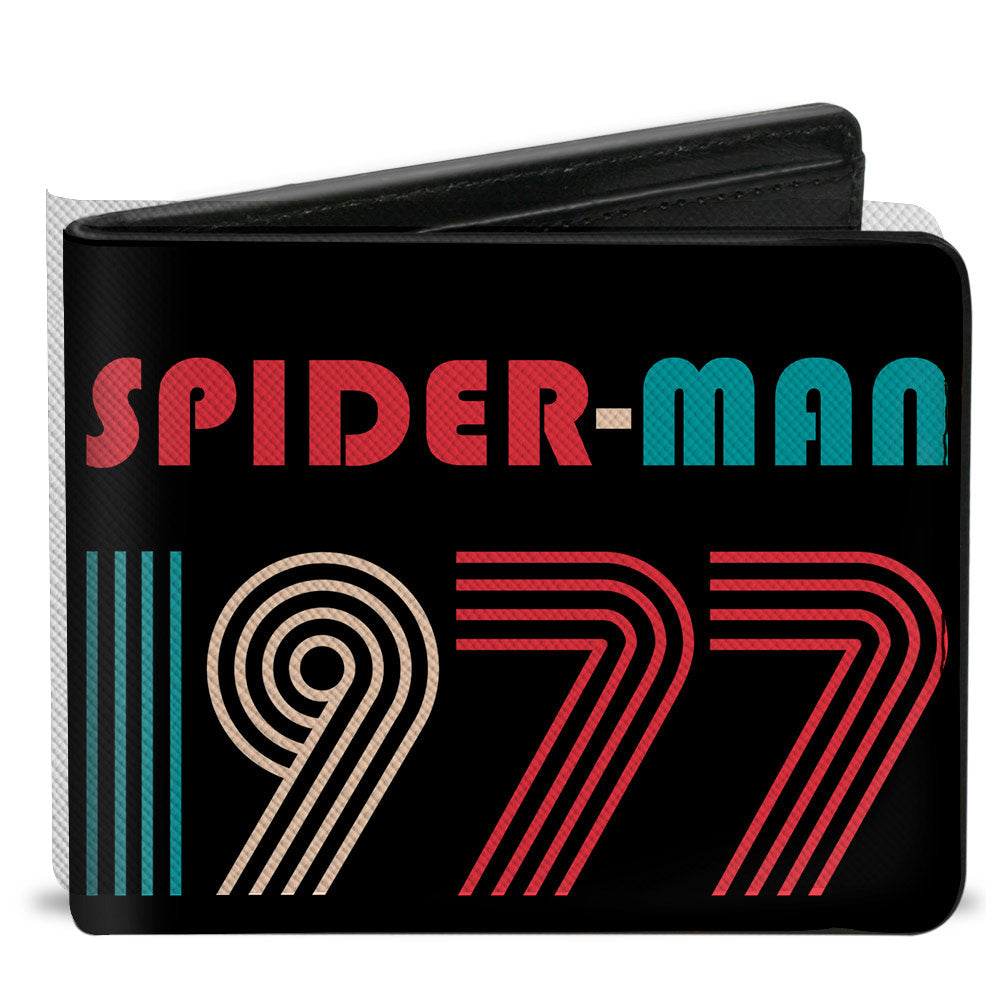 SPIDER-MAN Bi-Fold Wallet - Classic SPIDER-MAN 1977 Black Red White Blue