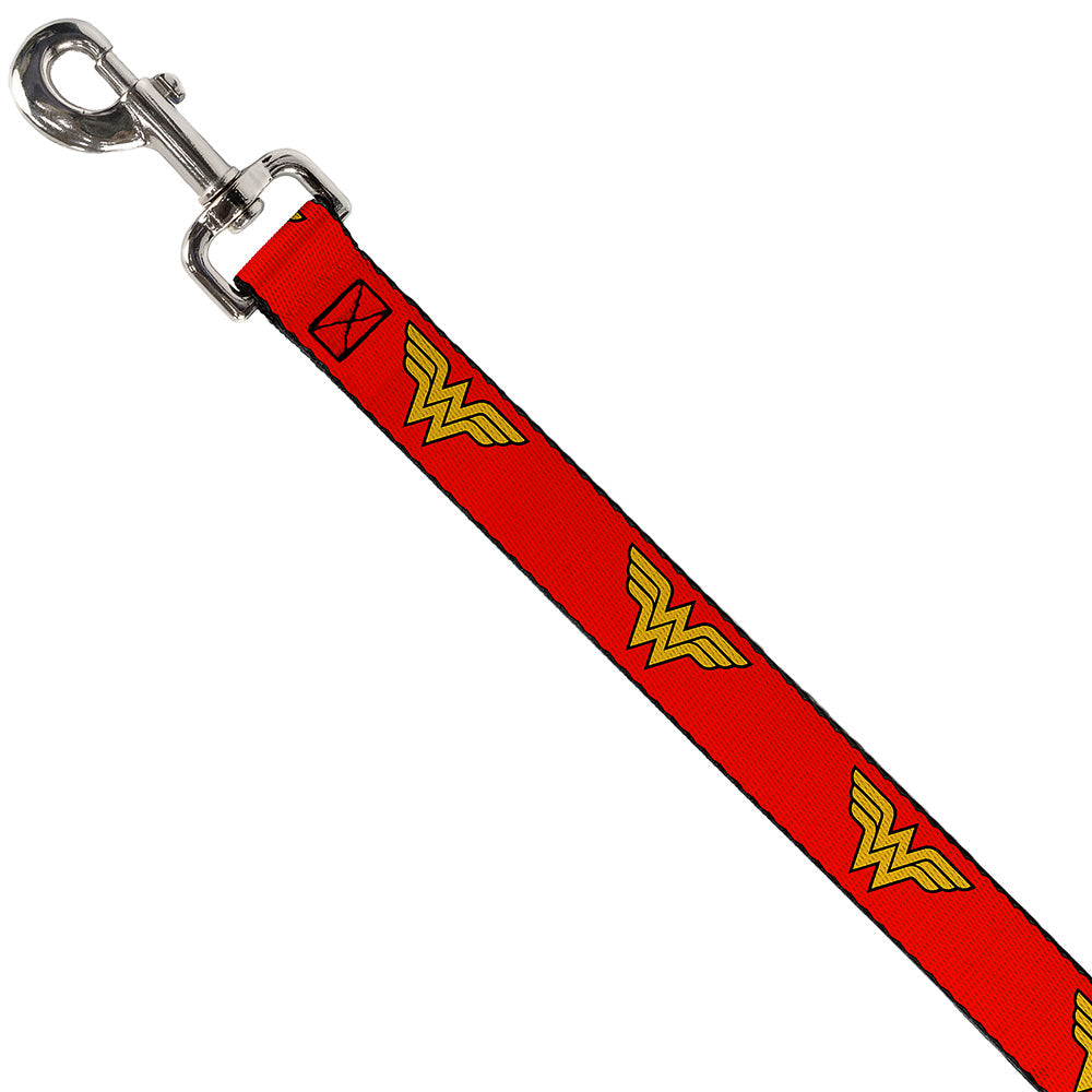 Dog Leash - Wonder Woman Logo Red