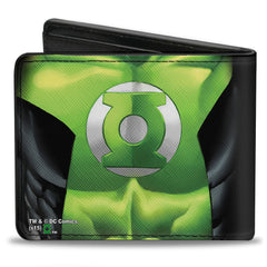 Bi-Fold Wallet - Green Lantern Chest Logo