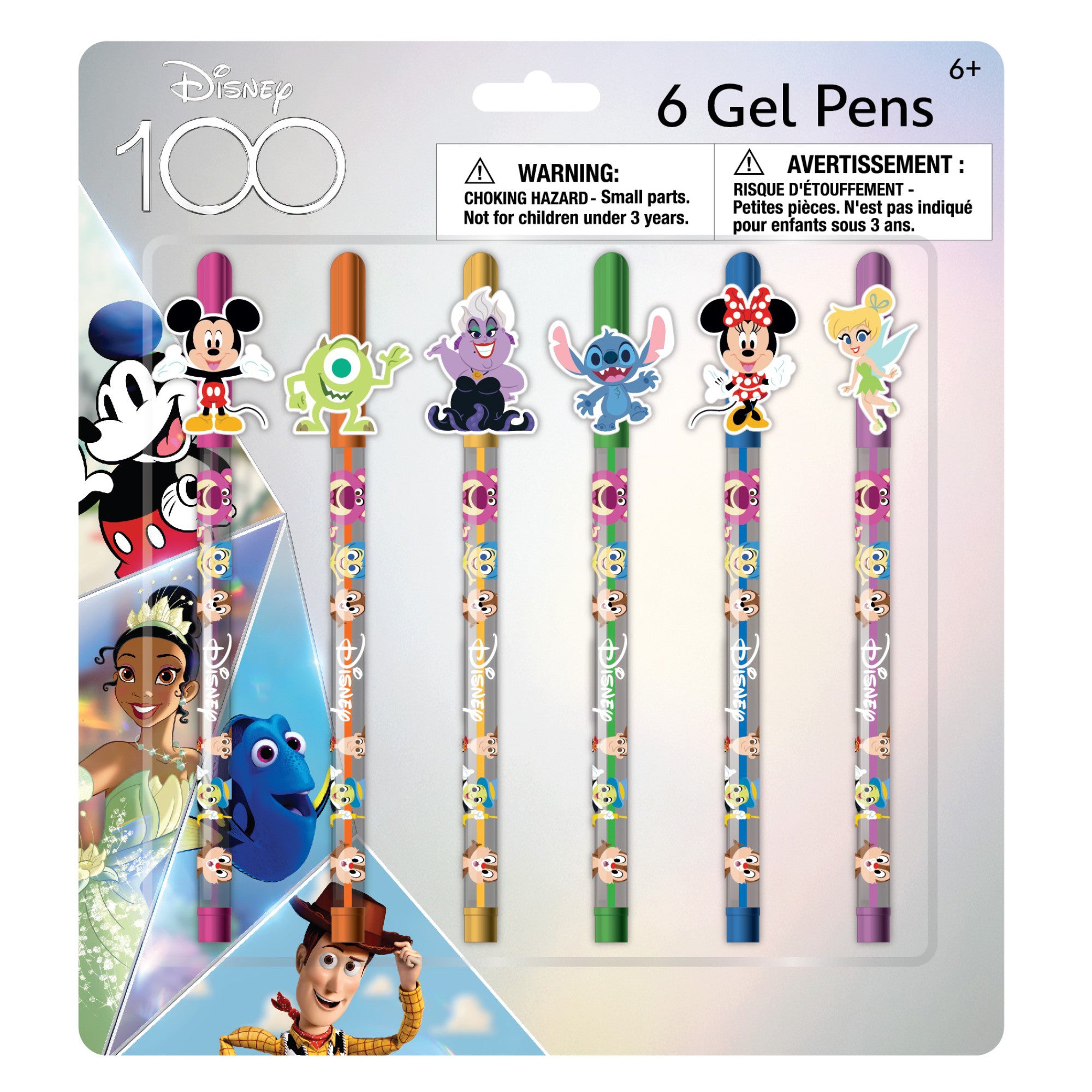 Disney 100 6 Pack Gel Pen Set