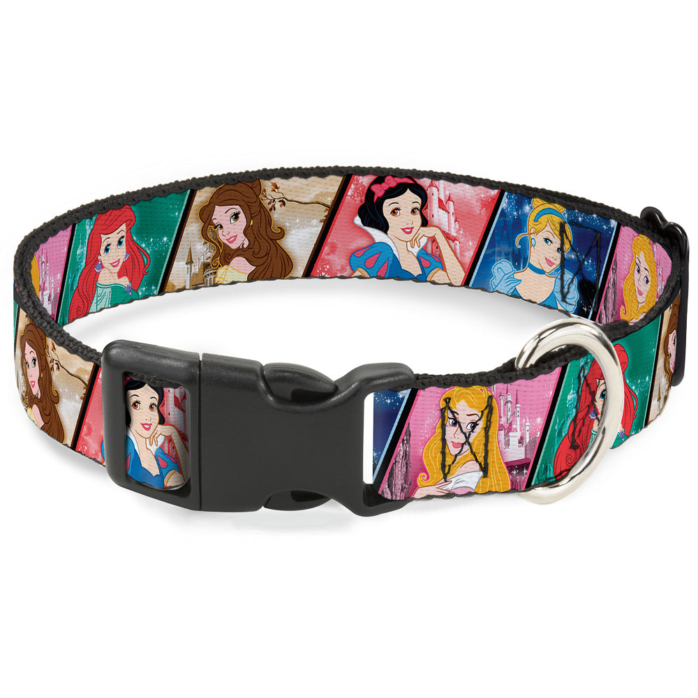 Plastic Clip Collar - Disney Princess Poses/Castle Blocks