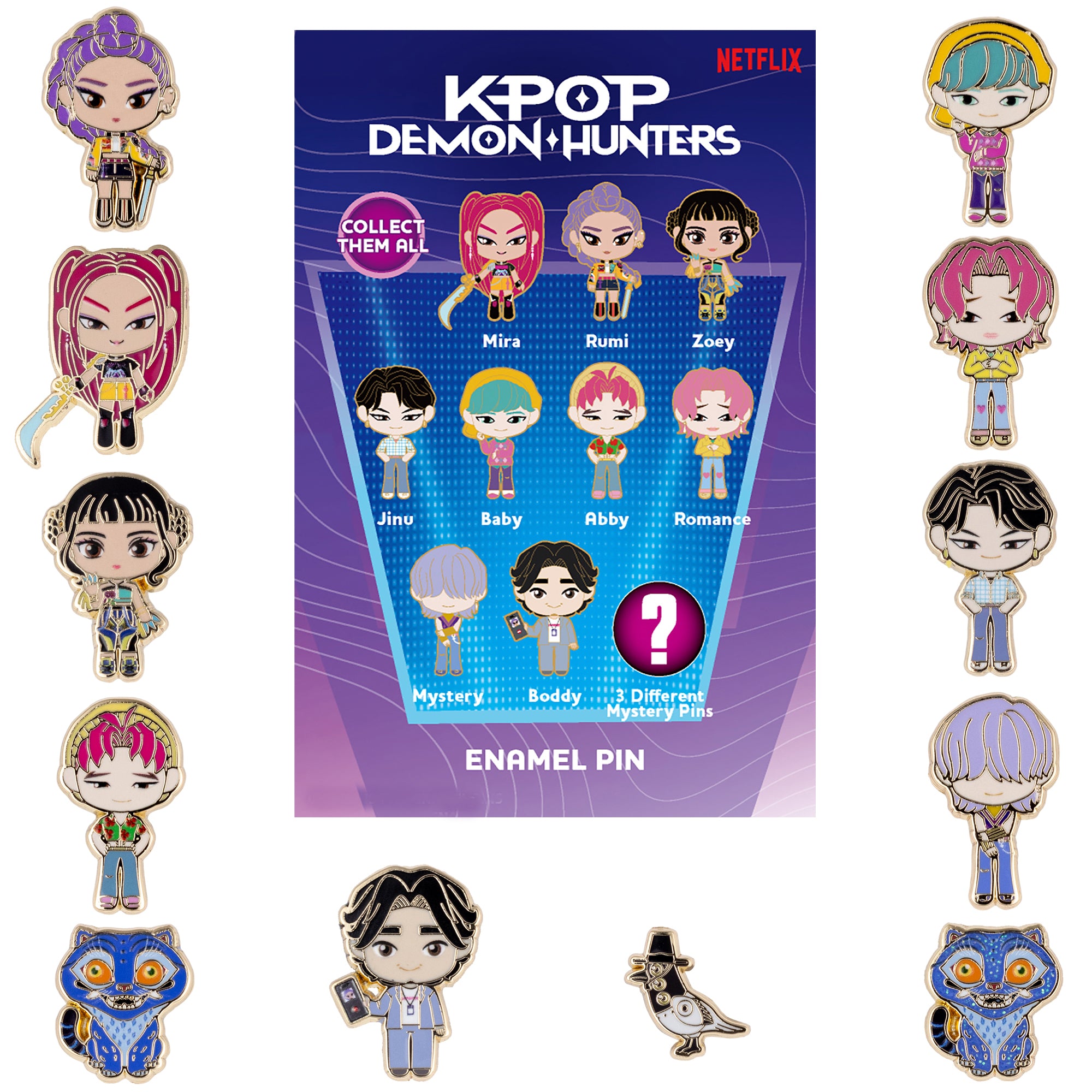 Netflix K-POP Demon Hunter Micro Mystery Collectible Trading Pin