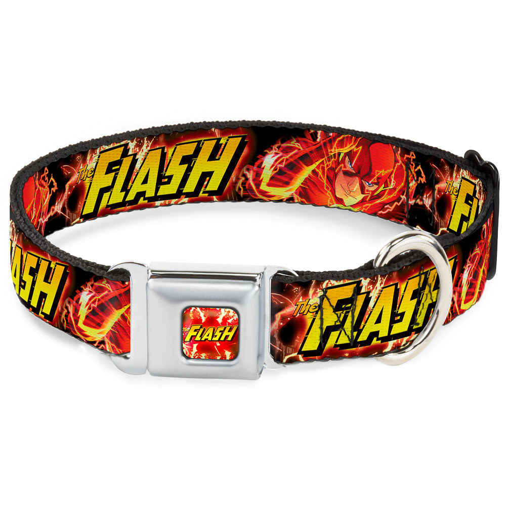 Dog Collar FLJ-THE FLASH Charge - THE FLASH Super Charged Running Pose