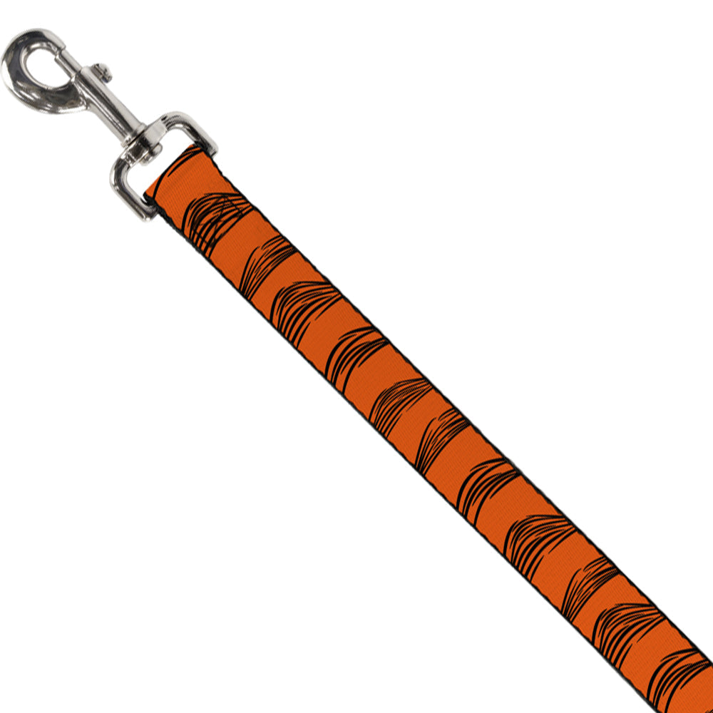 Dog Leash - Tigger Stripes Orange/Black