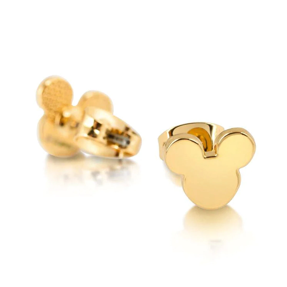 Disney Mickey Mouse Stud Earrings - Gold