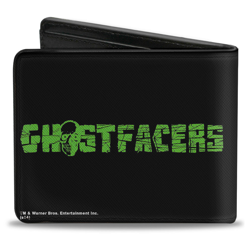 Bi-Fold Wallet - GHOSTFACERS Logo Black Green
